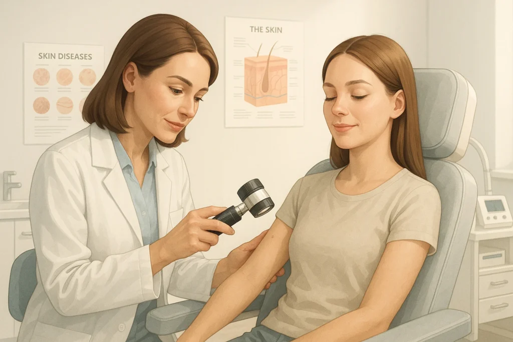 dermatologie cu bilet de trimitere
